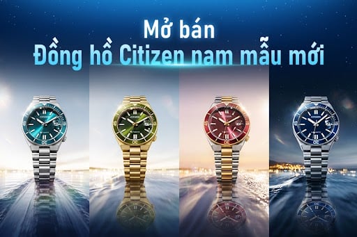 Đồng hồ Citizen nam chính hãng, mẫu mới